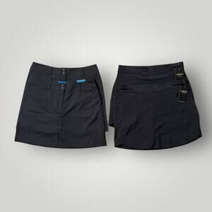 Liquid Yacht Wear Gold Label & Boot Bum Skirts Lot of 4 Size 10 NWT Uniform